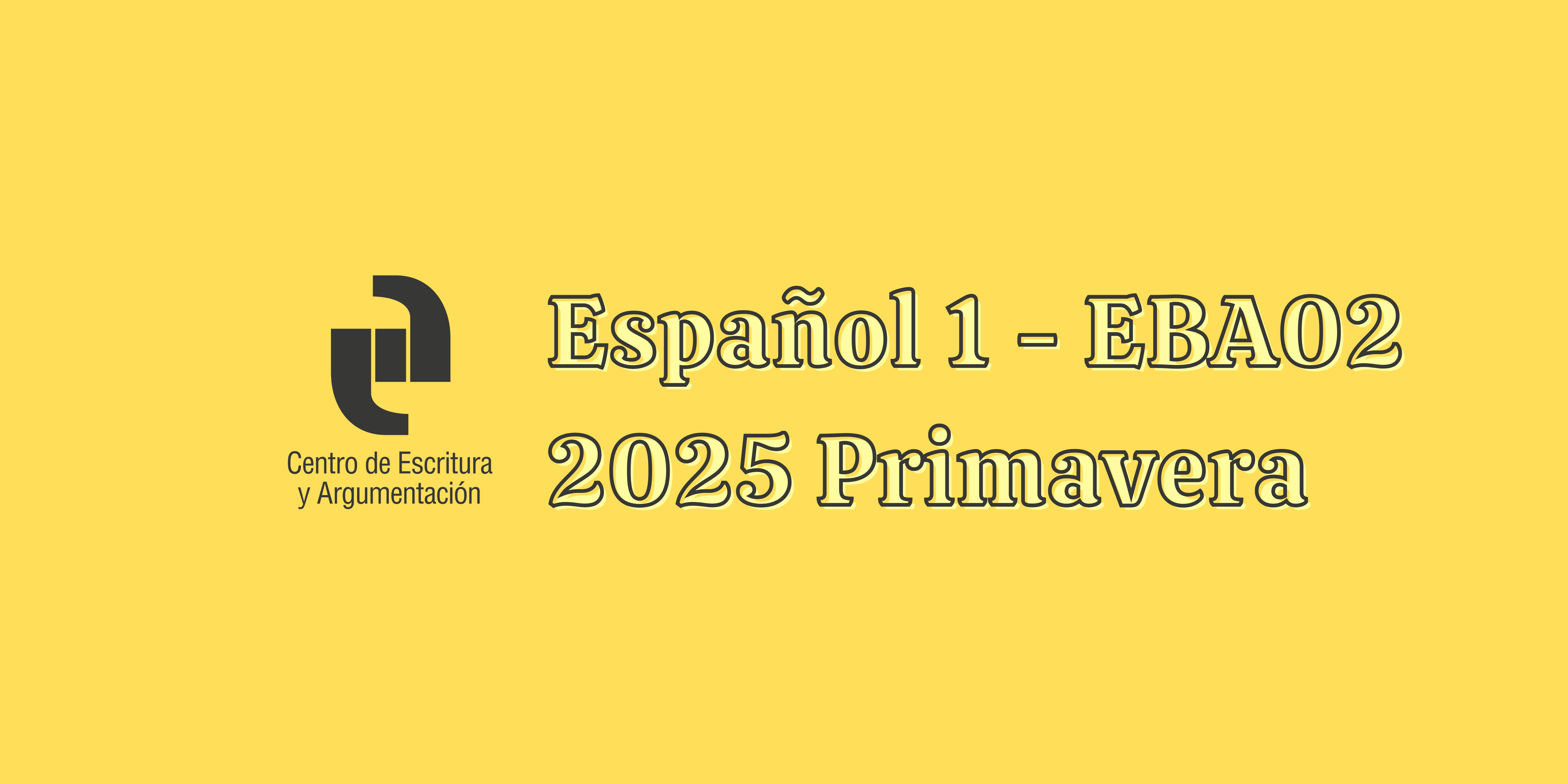  T25P Español 1 (EBA02 Licenciatura)