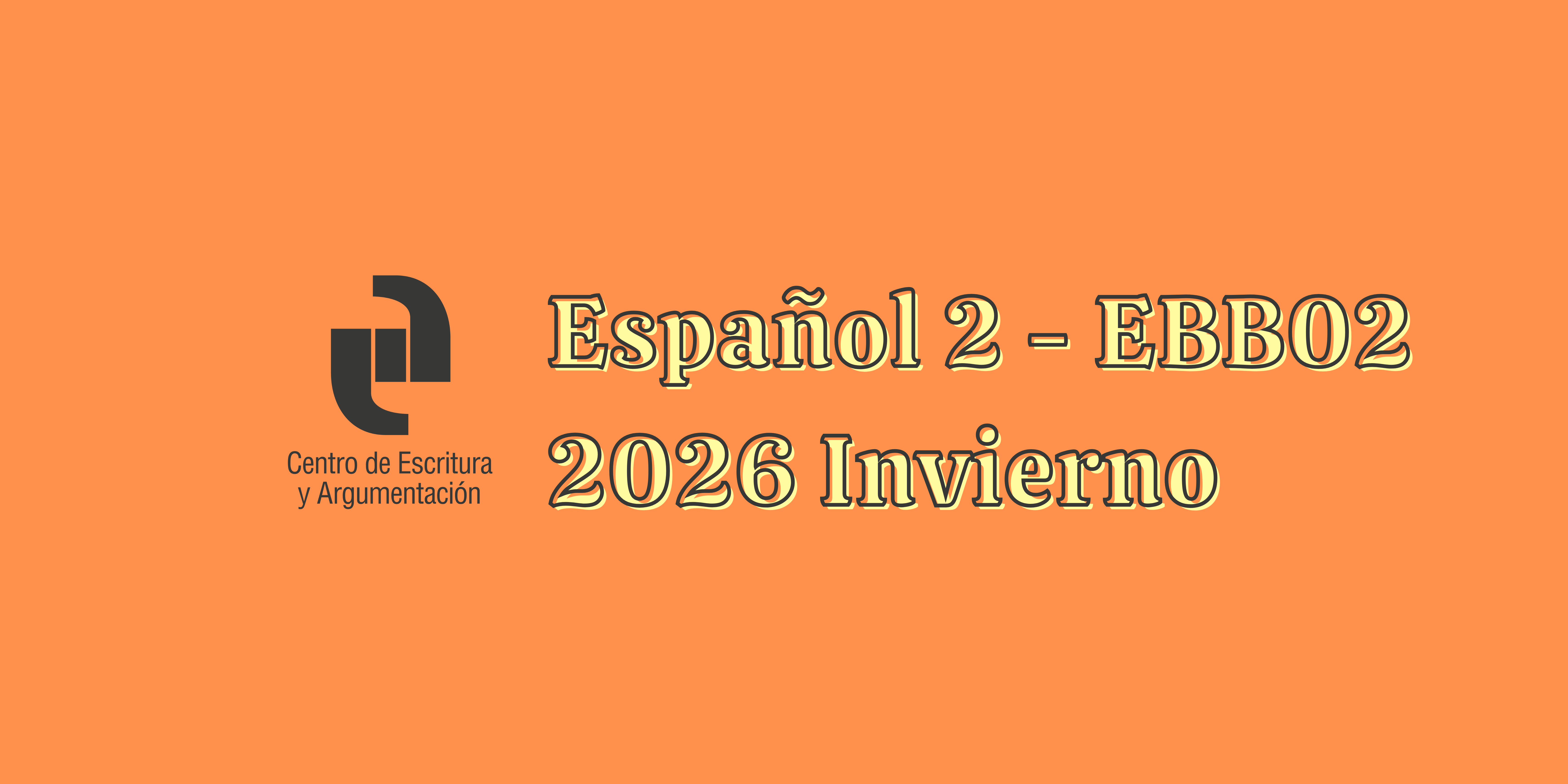 T26I Español 1 (EBB02 Licenciatura)