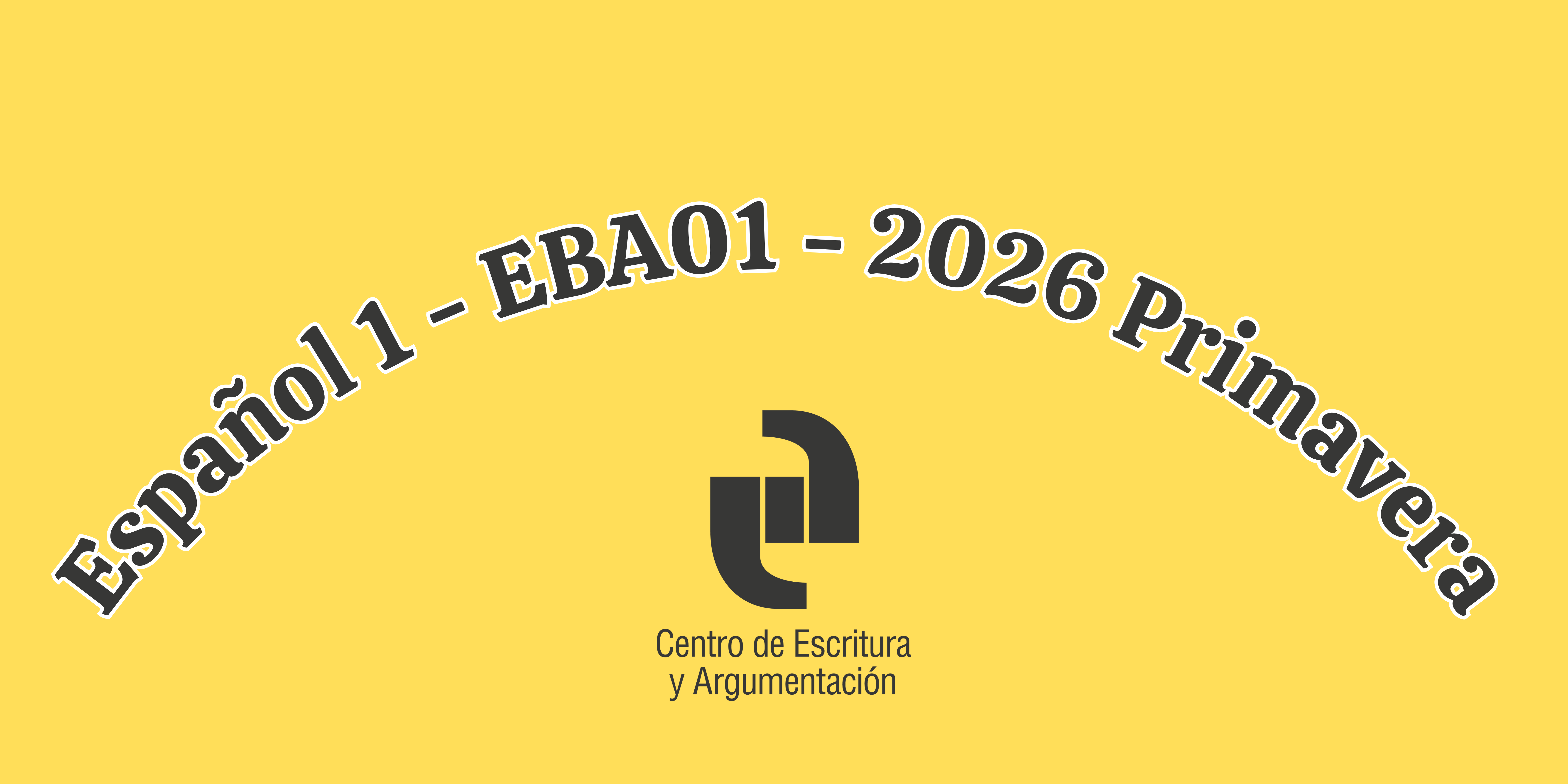  T26P Español 1 (EBA01 Licenciatura)