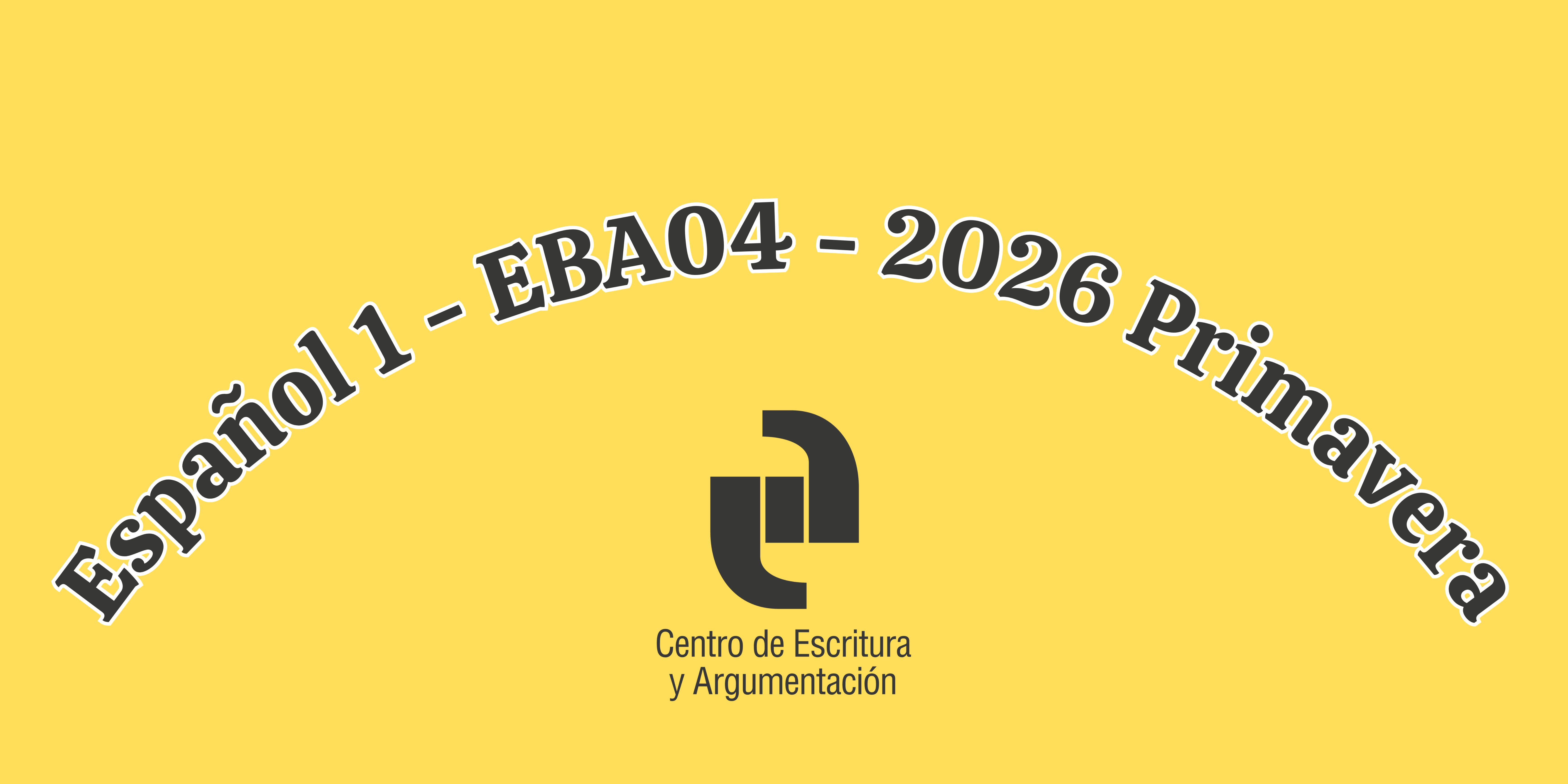T26P Español 1 (EBA04 Licenciatura)