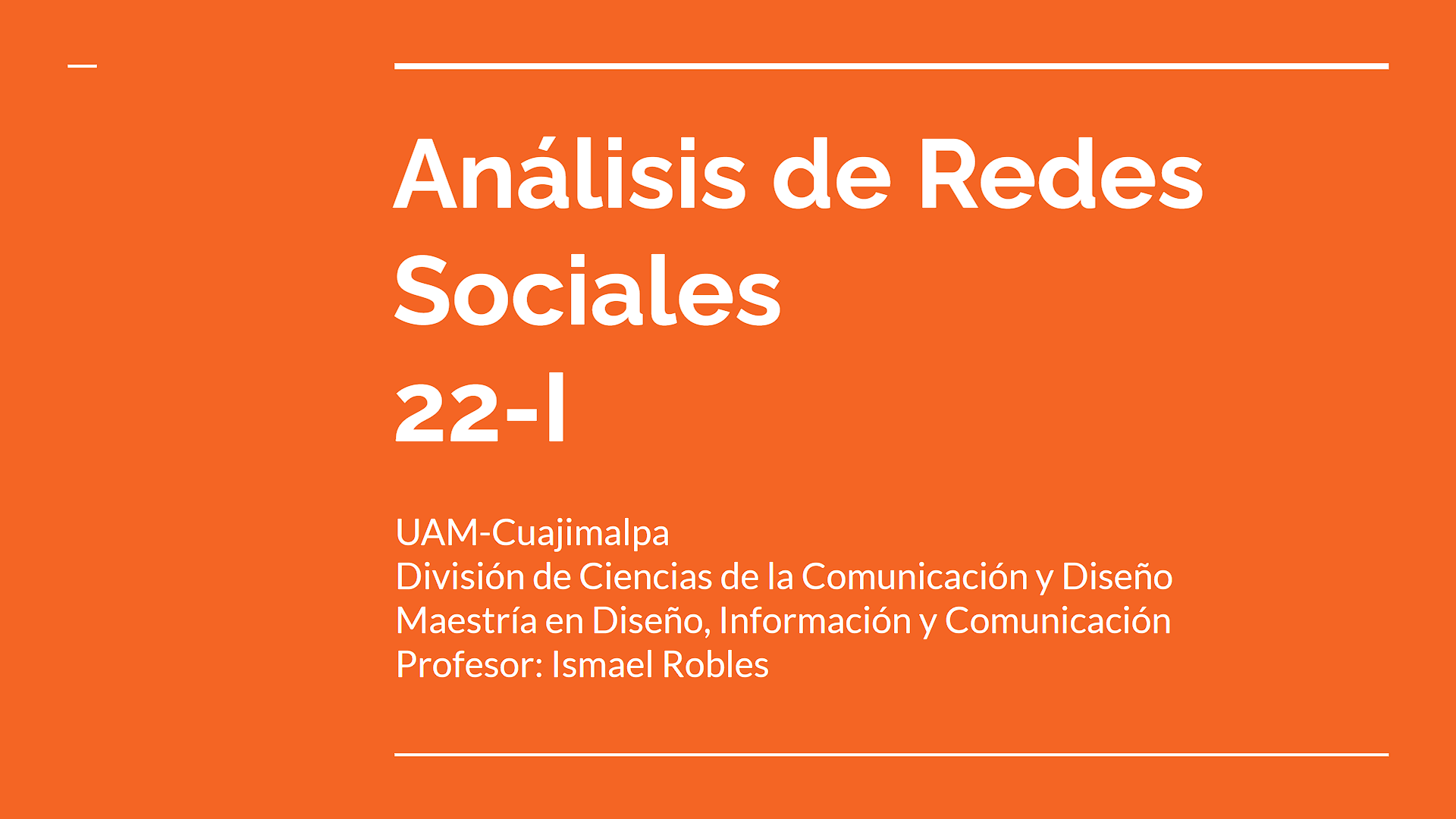 22-I ANÁLISIS DE REDES SOCIALES - PMB01SI