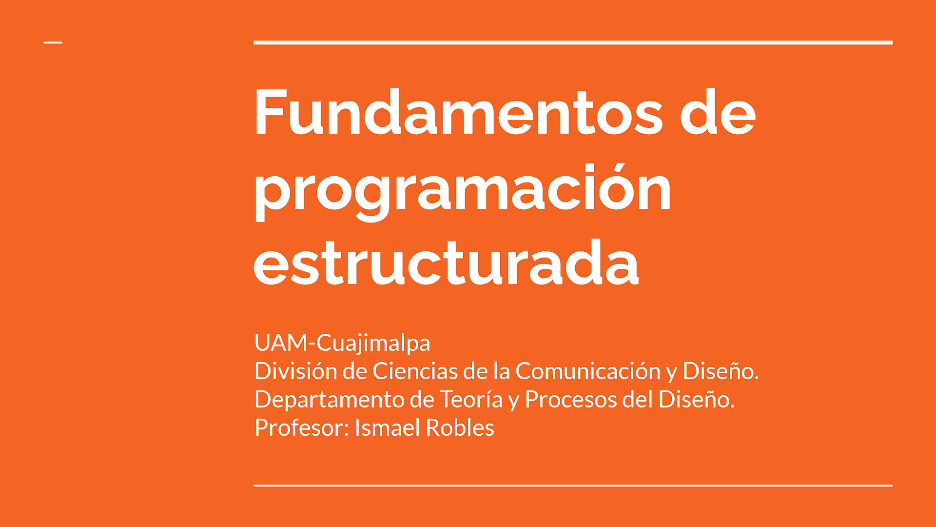 21-I FUNDAMENTOS DE PROGRAMACIÓN ESTRUCTURADA - DB02D